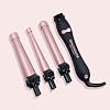 Multi Barrel Beachwaver - Classic Catwalk | Professional Ceramic Rotating Curling Iron w/ 3 Attachments | Adjustable Heat, Ergonomic Handle, Travel-Friendly