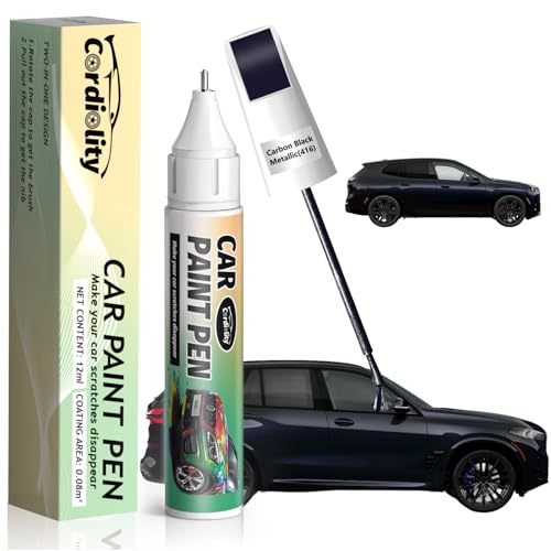 Image of 416 Carbon Black Metallic Touch Up Paint for BMW, Color Accurate Car Paint Scratch Repair Pen, Quick & Easy Fix Automotive Chips and Nicks