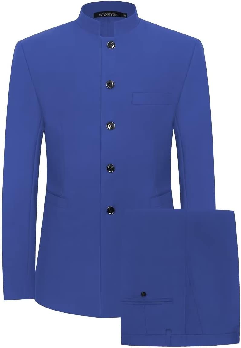 Men's Chinese Tunic Suit Mandarin Collar Blazer Men Mauritius Ubuy