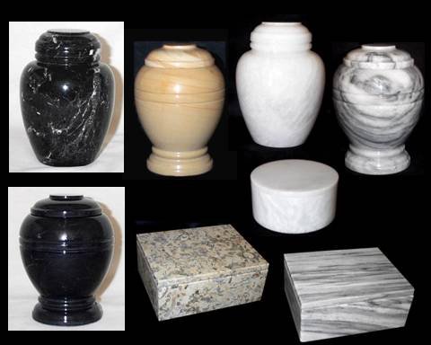 Khanimports WM992U Small White Marble Urn thumb #3