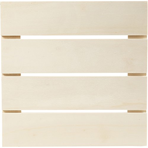 DecoraciAn de pared, medidas 28,6x28,6 cm, grosor 1,1 cm, madera contrachapada, 1ud
