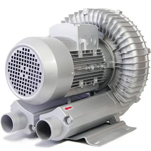 120W-1100W Regenerative Blower, 110V/220V 50Hz Single Phase, High-Pressure Vortex Ring Blower, Industrial Vacuum Pump for Air Blowing Or Suction for Sewage Aeration Aquarium Fish Pond,750W/1.01HP