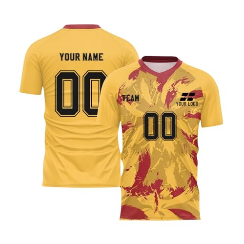 Generico Magliette da Calcio Personalizzabili, Maglie da Calcio...
