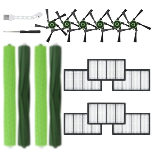 HengLiSam 18 PCS Accessories for i Robot Roomba S Series S9+(9550) S9 (9150) Robot Vacuum, Replacement Parts Main Brush, Side Brush, Filter