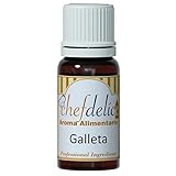 Producto de España Chefdelice Chefdelice Aroma Concentrado Para Glaseados, Helados, Horneados Y Cremas Sabor Galleta, 10Ml Chefdelice 21 g