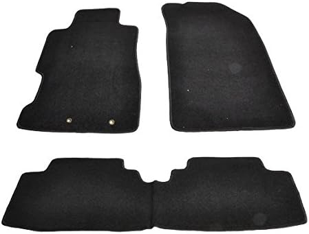 FIT FOR 2001-2005 HONDA CIVIC 2 / 4 DOOR & Si HATCHBACK FLOOR MATS CARPET (BLACK)