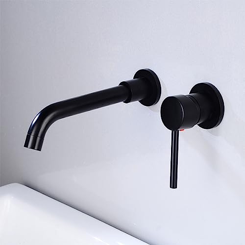 Mitigeur mural de salle de bain avec bec pivotant pour vasque moderne - 2
