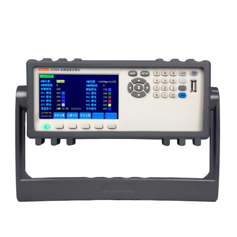 JK3000 Multi-Channel Temperature Data Logger -200°C~1300°C with 4.3 inch Color Display Resolution 0.1°C (JK3000-8(8 Channels))