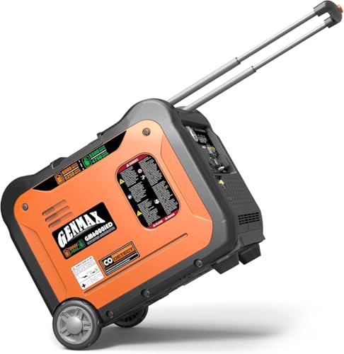 Image of GENMAX Portable Generator,6000W Super Quiet Dual Fuel Portable Engine with Lightweight for Backup Home Use&Camping Travel Outdoor,EPA Compliant(GM6000iED.)