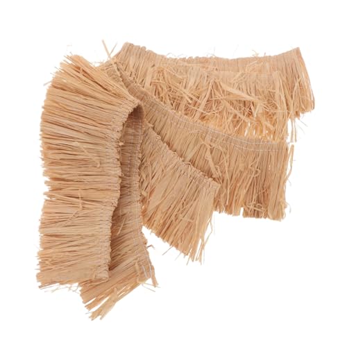 HIAKDOFT 3 Piezas Techo de Paja Artificial Unidades para Miniaturas Decoración de Casas de Muñecas Bricolaje y Jardines Miniatura Textura Realista para Escenas Rústicas y