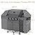 Grill Cover Fit for Napoleon Prestige PRO 500 Grill,Premium Water Resistant Cover for Napoleon 61500 Prestige PRO 500