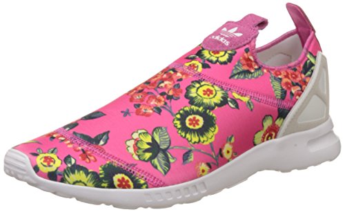 adidas Baskets ZX Flux Smooth pour Femme, Multicolore Rose 001, 37 1/3 EU