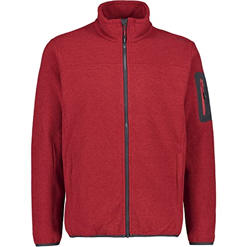 Polaire CMP chaude homme veste zippée vêtement hiver rouge taille 58