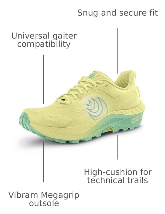 Image of Topo Athletic Women's MTN Racer 4 Lightweight Comfortable 5MM Drop Trail Running Shoes, Athletic Shoes for Trail