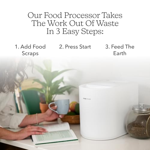 Image of FoodCycler Eco 3 Electric Kitchen Composter & Food Waste Recycler| 3.5L Compact Countertop Compost Machine| 2026 New Launch| 2-Year Warranty| OneTouch| Portable, Odorless Indoor Waste Solution| White