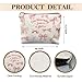 Likjad Coquette Pink Bow Makeup Bag, Preppy Bow Cosmetic Bags for Women, Girly Pink Makeup Pouch, Coquette Stuff, Trendy Preppy Bowknot Zipper Pouch