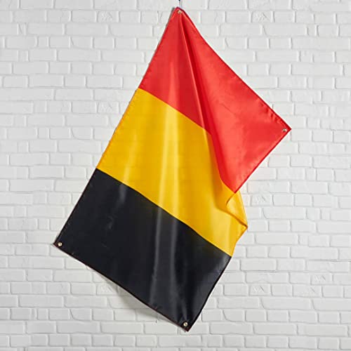 Runesol Belgium National Flag 3x5, 91x152cm, Vlag van België 4 Grommets, Brass Eyelet in Every Corner, Belgians Banner - Image 2