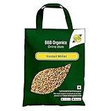 B&B Organics Foxtail MIllet(5 kg / 11 pound)/Thinai Arisi/Whole Grain Millet/Fibre Rich Milet/Chemical Free/Indian Millet