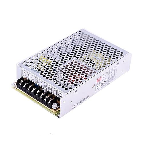 Mean Well RT 50W Switching Power Supply RT-85A AC-DC Triple Output Closed Type Power Supply Driver Converter Transformer with LED Power Indicator Adj Output - Thumbnail 4