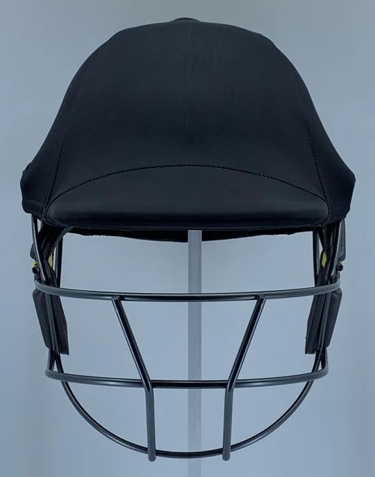 Image of Cricket Helmet Cover, Helmet Clads, Protection from Ball Scratches and dust Suitable for Large & Medium Size (Black)