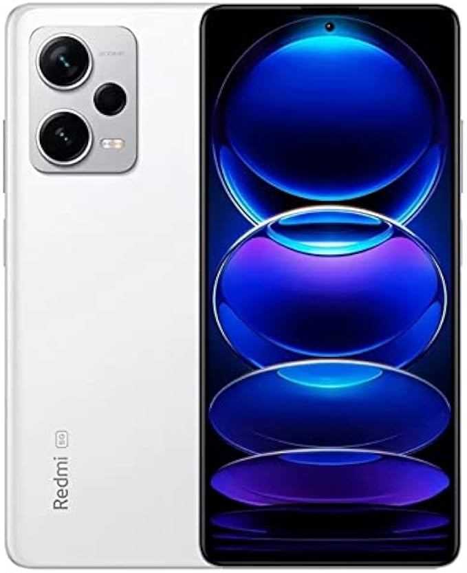 Redmi Xiaomi Note 12 Pro+ Plus 5G (256GB + 8GB) Factory Unlocked 6.67'' 200MP Triple Camera (Only 4G Tmobile/Mint/Tello USA Market) Extra (w/Fast Car Charger Bundle) (Artic White)