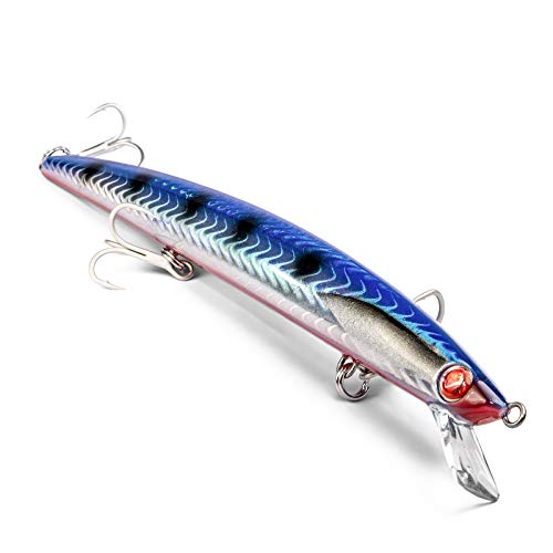 Struttura ABS – Lunghezza: 180 mm – Peso: 28 g. Profondità di nuoto: 60-90 cm