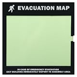 FunooFuno Emergency Evacuation Map Holder, Wall or Door Mount