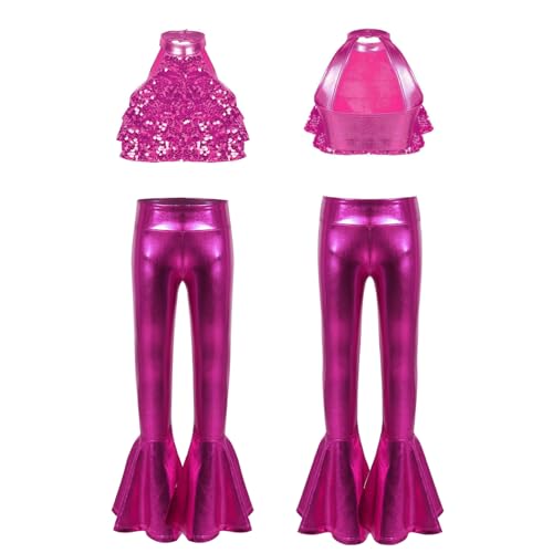 Disfraz para Niñas Top y Pantalón Metalizado 10 Años