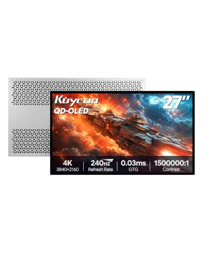 Image of Q27S 27 inch 4K 240Hz QD-OLED Gaming Monitor (Honeycomb - Without Stand)