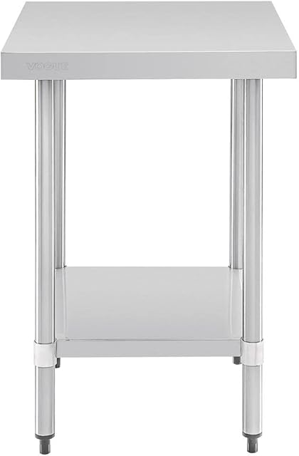 Vogue Stainless Steel Prep Table 600mm Kitchen Restaurant Catering Commercial