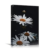 Canvas Wall Art White Fields Bohemian Colorful Floral Group Multicolor Photography - 12x18 inches