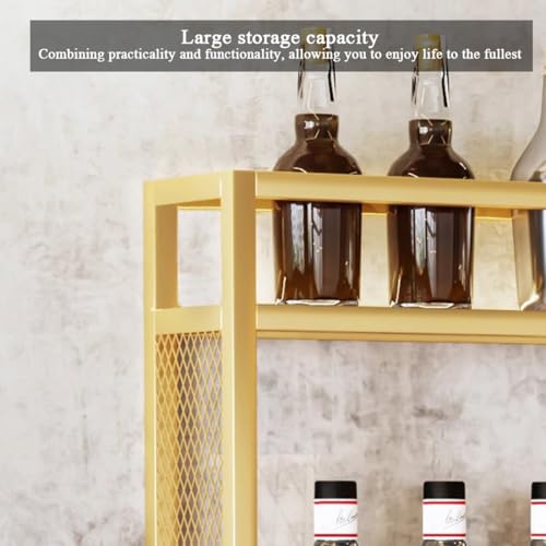 Support à whisky industriel et étagère murale pour bouteilles d'alcool