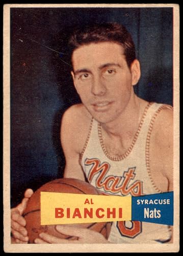 1957 Topps #59 Al Bianchi Syracuse Nationals-BSKB (Basketball Card) GOOD Nationals-BSKB Bowling Green