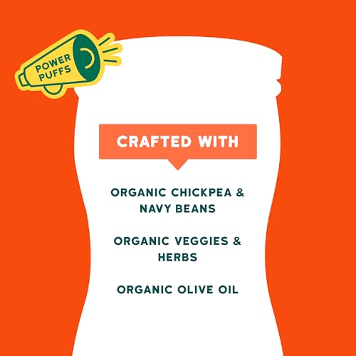 Image of Serenity Kids Tomato & Herbs - USDA Certified Organic, Grain Free & Non-GMO Veggie Puffs - Easy-Dissolve Texture - 1.5 Oz, Pack of 6