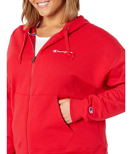 Champion Women's Full-Zip Hoodie, Powerblend, Fleece Sweatshirt, Hoodie Sweatshirt For Women #TOP2