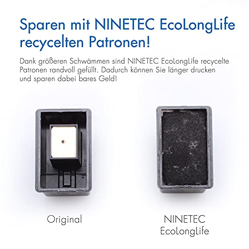 NINETEC 305 XL czarny i kolorowy kartridże do drukarki, wielopak, zamiennik dla HP 305 wkłady do drukarek HP 305 XL 305XL do DeskJet 2320 2700 2710e 2720e 2810e 2820e 4120e Envy 6010e 6020e 6030e