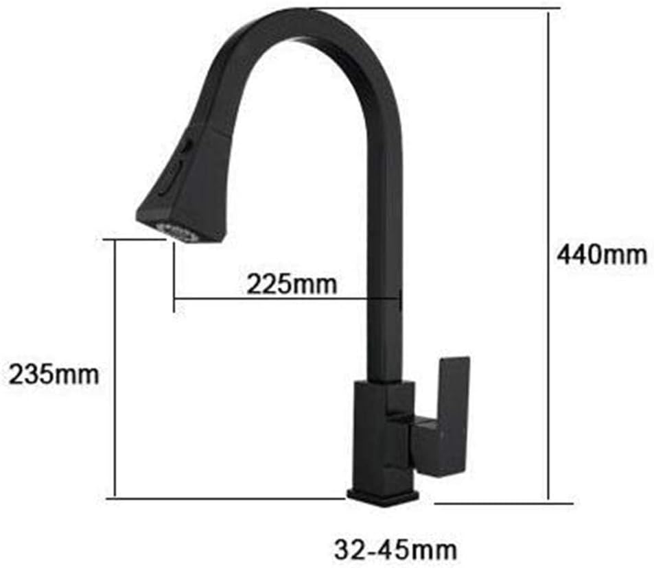 TORNEIRA DE COZINHA GOURMET BLACK LUX