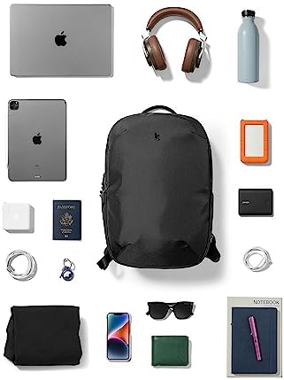 tomtoc 15.6 Inch Laptop Backpack, Minimalist Waterproof Daypack Travel Computer Backpack, Great for Daily Commute, Urban Explore, Weekend Trip, Cordura Material Casual Backpack, 20L