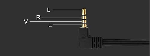 Miniatura 7 de Cable de video de videocámara AV de 0.138 in a RCA, macho de 0.138 in a 3RCA hembra, cable AUX de audio estéreo para teléfonos inteligentes, MP3,