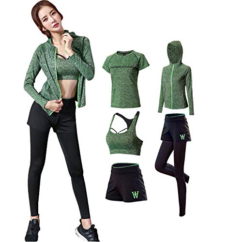 Tenue de sport femme respirante veste et manches courtes pour fitness