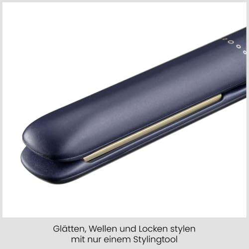 BaByliss Midnight Luxe Glätteisen - Titanium Ceramic Floating Plates für sanftes Gleiten, schnelles Aufheizen in 30 Sekunden… – Ansicht 3