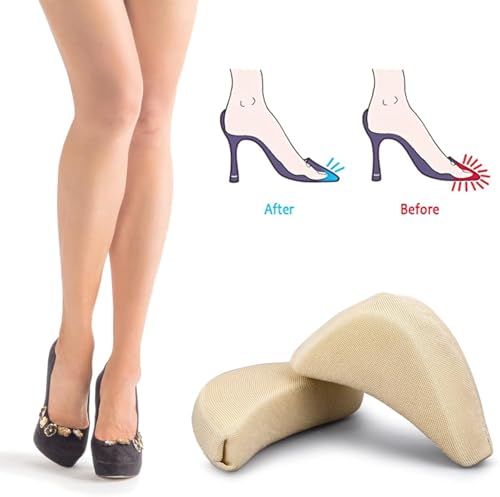 2 pares de rellenos ajustables de espuma para zapatos miniatura 4
