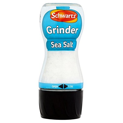 (Schwartz (�V�������c)) �c�C�X�g����Grindmill��70�O�����𖡂킢�܂� (x4) - Schwartz Twist & Taste Salt Grindmill 70g (Pack of 4) [���s�A���i]