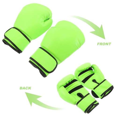 Moufles de kickboxing polyvalents avec rembourrage en mousse 8 Oz vert clair
