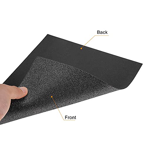 uxcell Black Shiny EVA Foam Sheets 11 x 8 Inch 2mm Thick for Crafts DIY Projects 12 Pcs