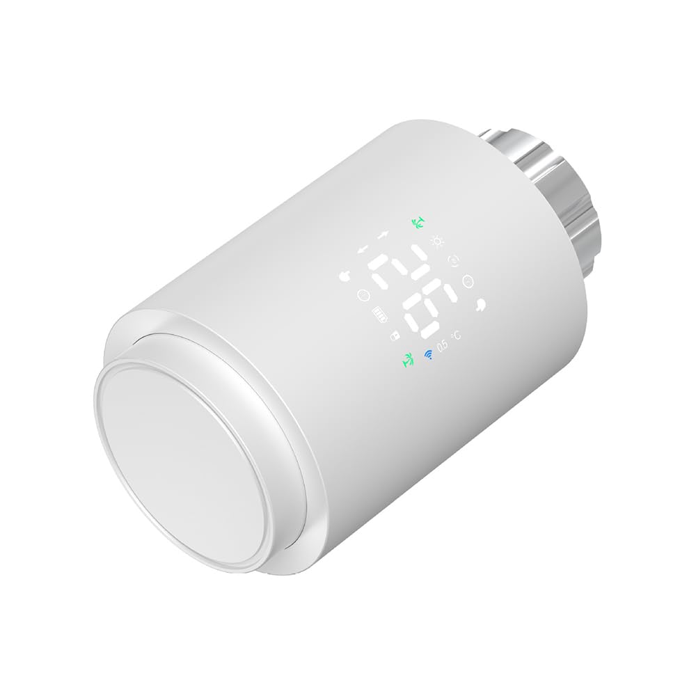 Tiardey Radiator Valve Thermostatic Smart Radiator Valve with Adapter Compatible with Alexa Gogle Assistant Tuya Smart Life - Image 4