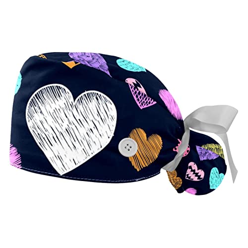 Chapeaux de travail motif de gribouillis anti-sueur casquettes JDEZ