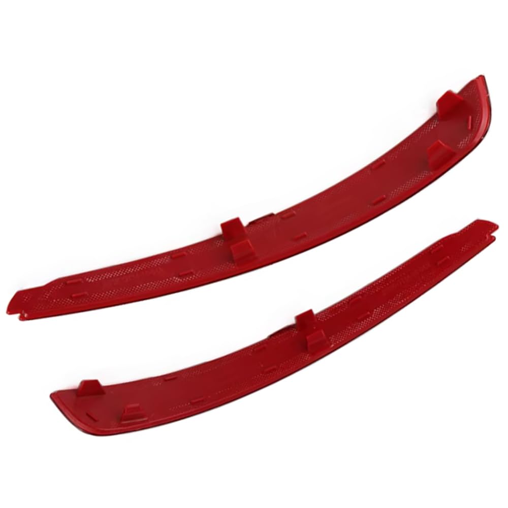 Riflettore per Paraurti Posteriore, 1 Coppia di Riflettori per Paraurti Posteriore Compatibile con Skoda Octavia 5E A7 Sedan 2013-2017, Rosso 5E5945105