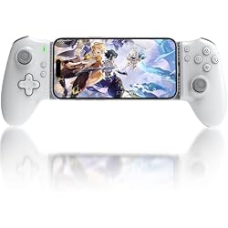 Joso USB C Game Controller for iPhone 15/16/17 & Android Type-C Phones, Hall Effect Joystick Triggers Mobile Gaming Controller with Passthrough Charging for PS Remote Play, COD Mobile, Fortnite, Cloud Gaming