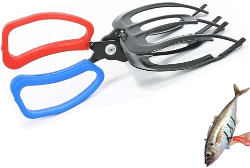 Fishing Pliers Gripper, Fish Claw Gripper, 3 Claw Fish Control Clamp, Claw Tong Grip Tackle Tool, Forceps for Catching Fish, Fishing Accessories, Durable and Reliable, Ideal for Anglers
